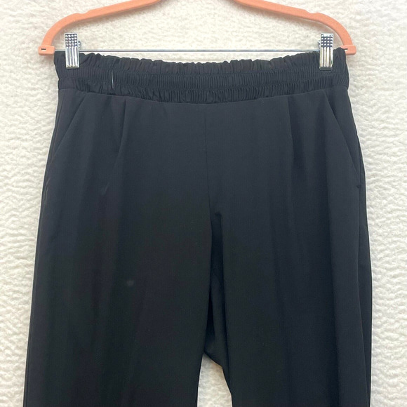 Athleta Pants Womens 10 Black Aliso Soft Jogger Travel Athleisure Workout Gym - Picture 4 of 12